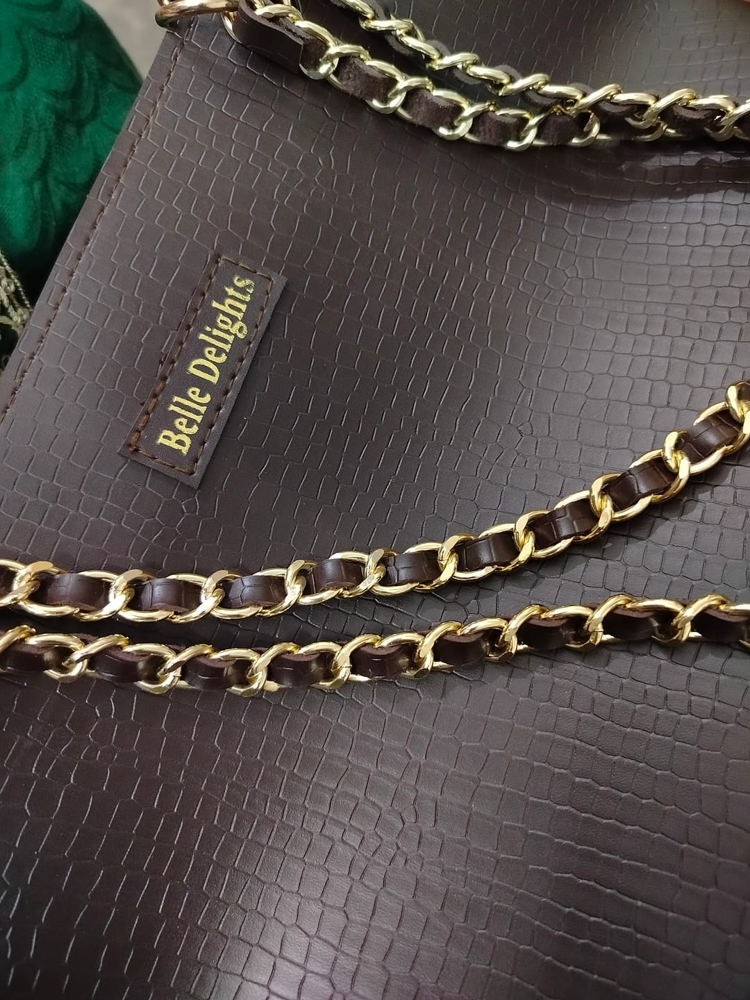 Customer photo review of Brown New Wave Tote Bag
