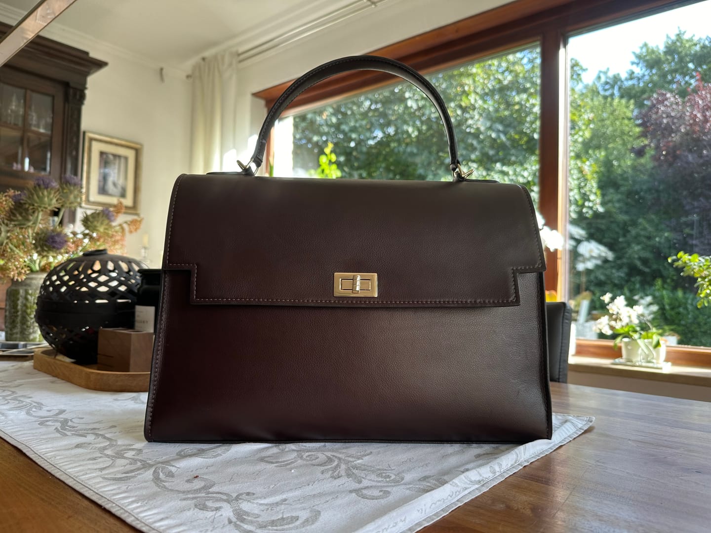 Customer photo review of DIY-Box: The Business Bag *Runde Klappe*