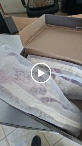 Customer video review of The Creation of Adam Sneakers