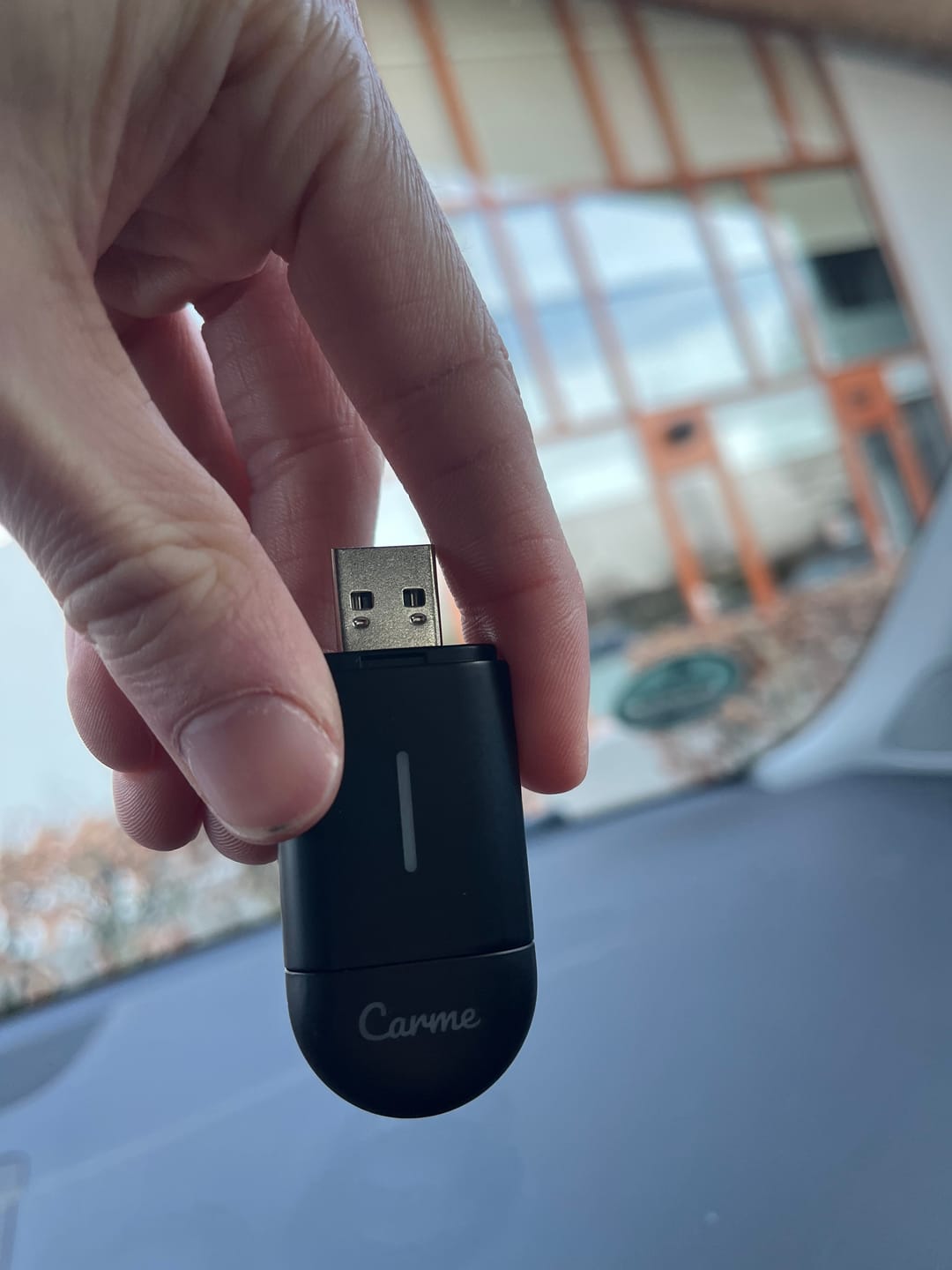 Customer photo review of Mini 2-in-1 Car Dongle