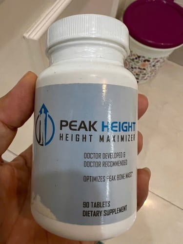 Customer photo review of Peak Height Growth Supplement #1 Grow Taller Height Pill