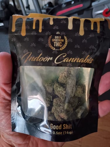 Customer photo review of Gold Spectrum THCA Flower - Top Quality Strain of the Month