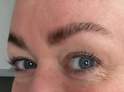 Customer photo review of Brow Lamination Kit