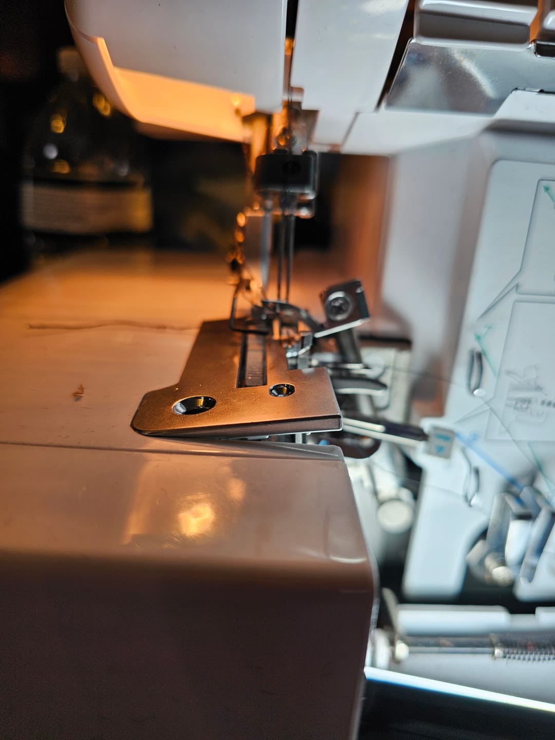 Customer photo review of Needle Plate, Brother #XB0306001