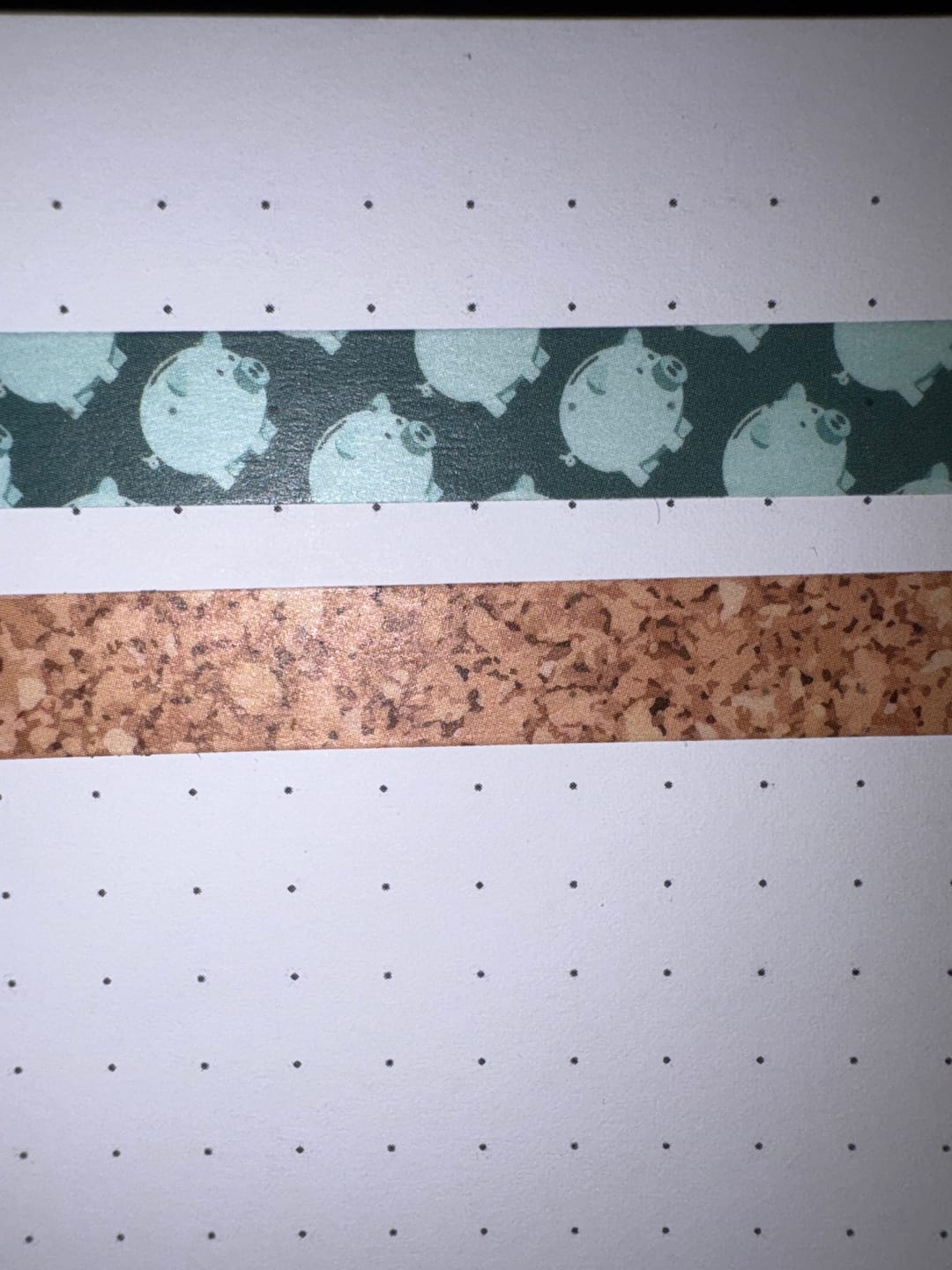 Customer photo review of Piggy Bank Washi Tape 10mm
