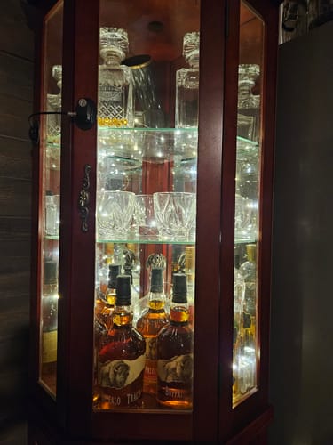 Customer photo review of Buffalo Trace Straight Bourbon Whiskey (6 Bottles Half Case Deal)