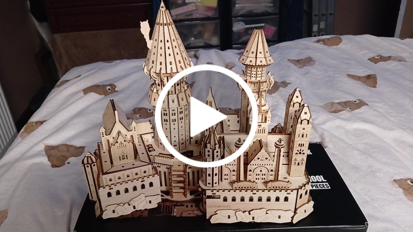 Customer video review of Rokrgeek Magic School Music Box 3D Wooden Puzzle