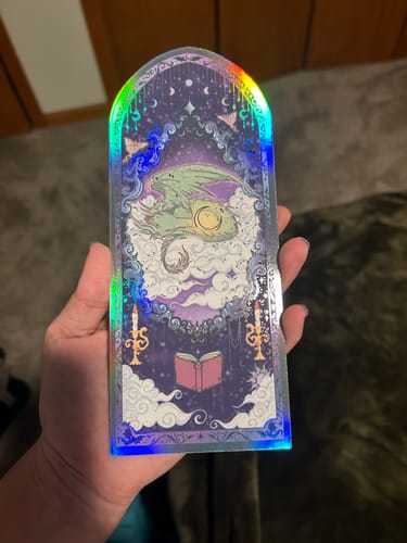 Customer photo review of Nightfall Dragon Bookmark