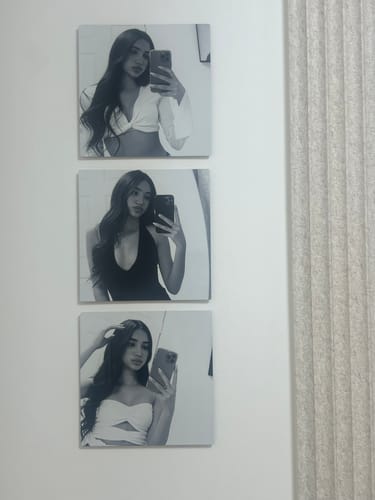 Customer photo review of קיר תמונות מתמגנטות