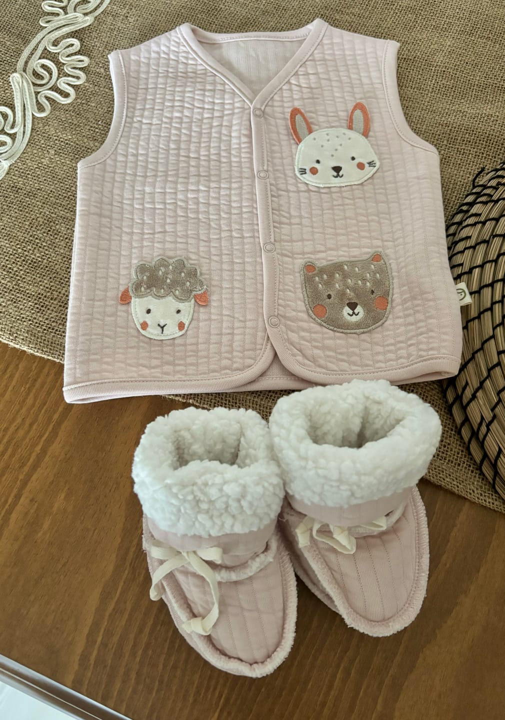 Customer photo review of Wellsoftlu Kapitone Pembe Bebek Patiği