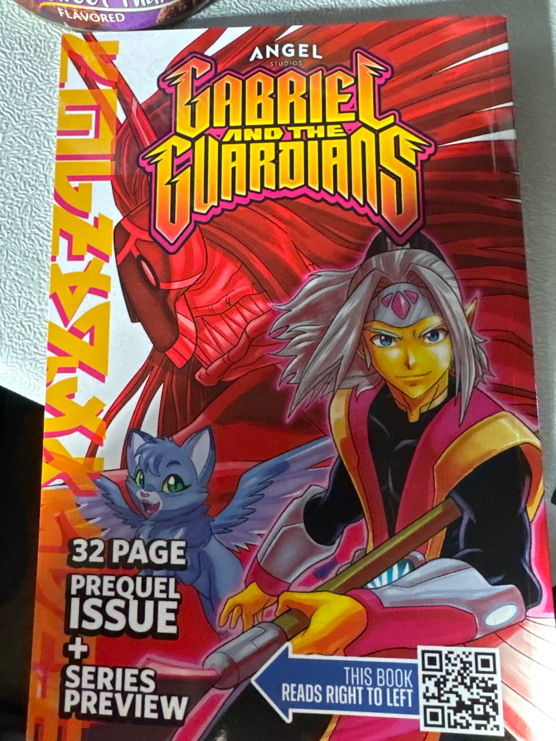 Customer photo review of Gabriel and the Guardians Series Preview Manga