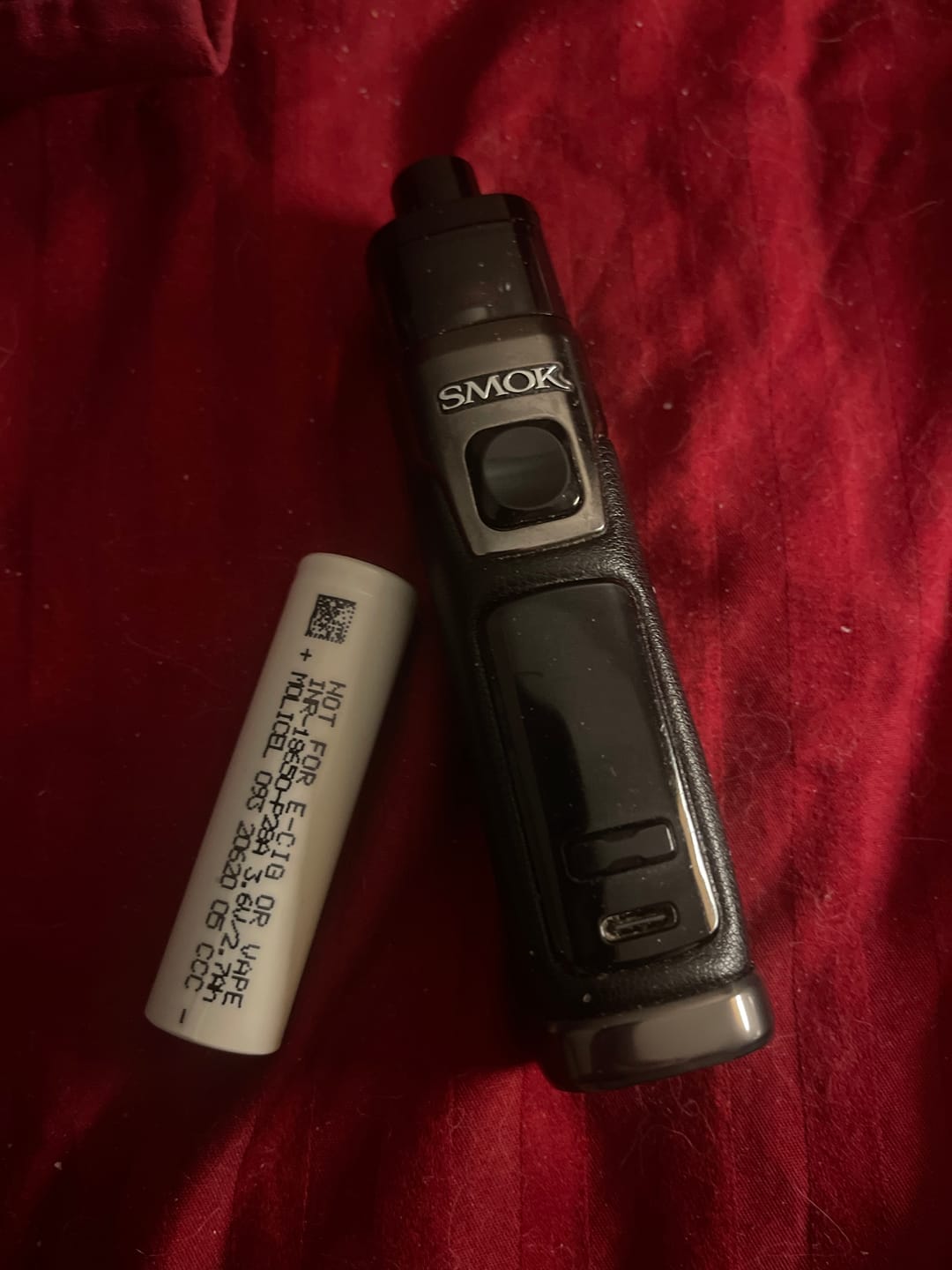 Customer photo review of Molicel P28A 18650 2800mAh 35A Battery