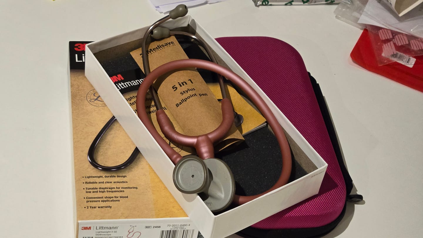 Customer photo review of Littmann Lightweight II SE Nurses Stethoscope: Bubblegum Pink 2456