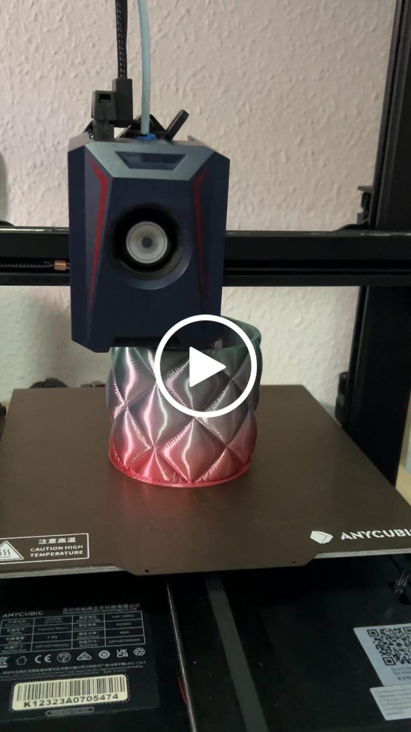 Customer video review of PLA de seda Dual / Tricolor