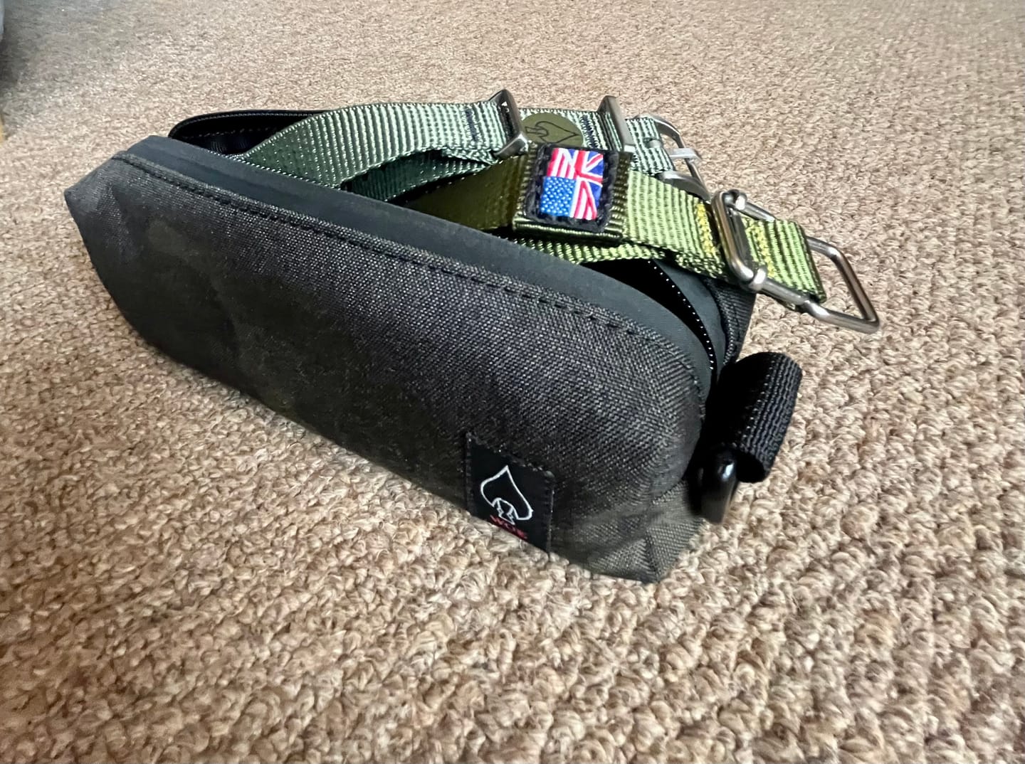 Customer photo review of The W.O.E. X-Pac Strap Pouch