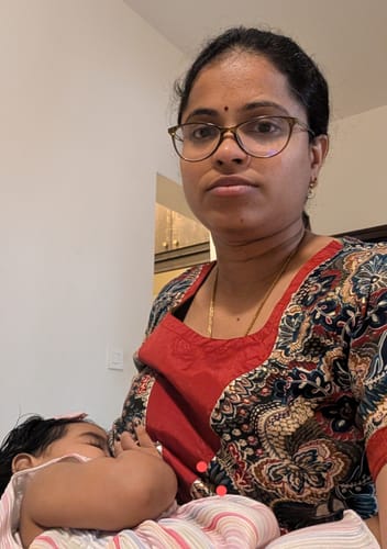 Customer photo review of Dark Green and Gold Printed Festive Maxi