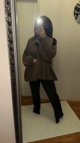 Customer photo review of Oversized Cardigan "CozyGlam"