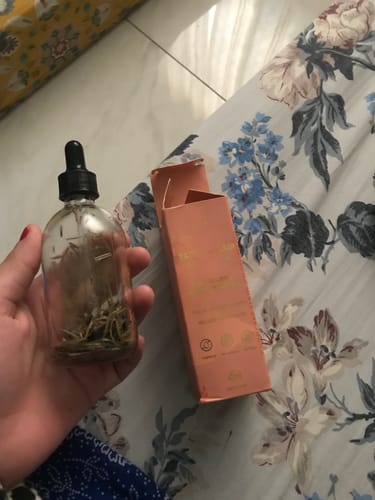 Customer photo review of Ultimate Hair Nourishment and Thickening Oil - With Red Onion Extracts