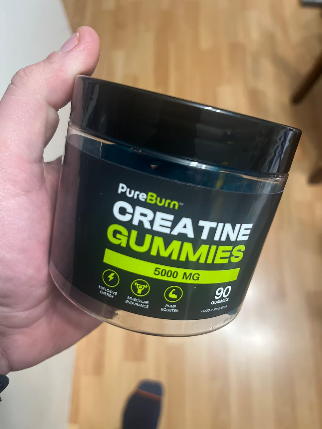 Customer photo review of Creatine Gummies