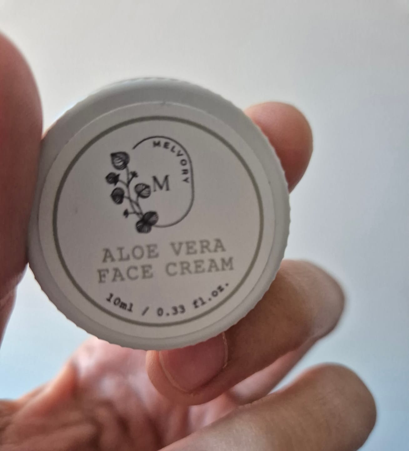Customer photo review of Aloe Vera Face Cream