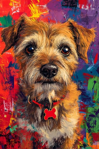 undefined review of Custom Pet Portrait - Abstract Style image 1 out of 1