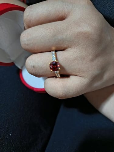 Customer photo review of 1.5ct Slovenia Engagement Ring