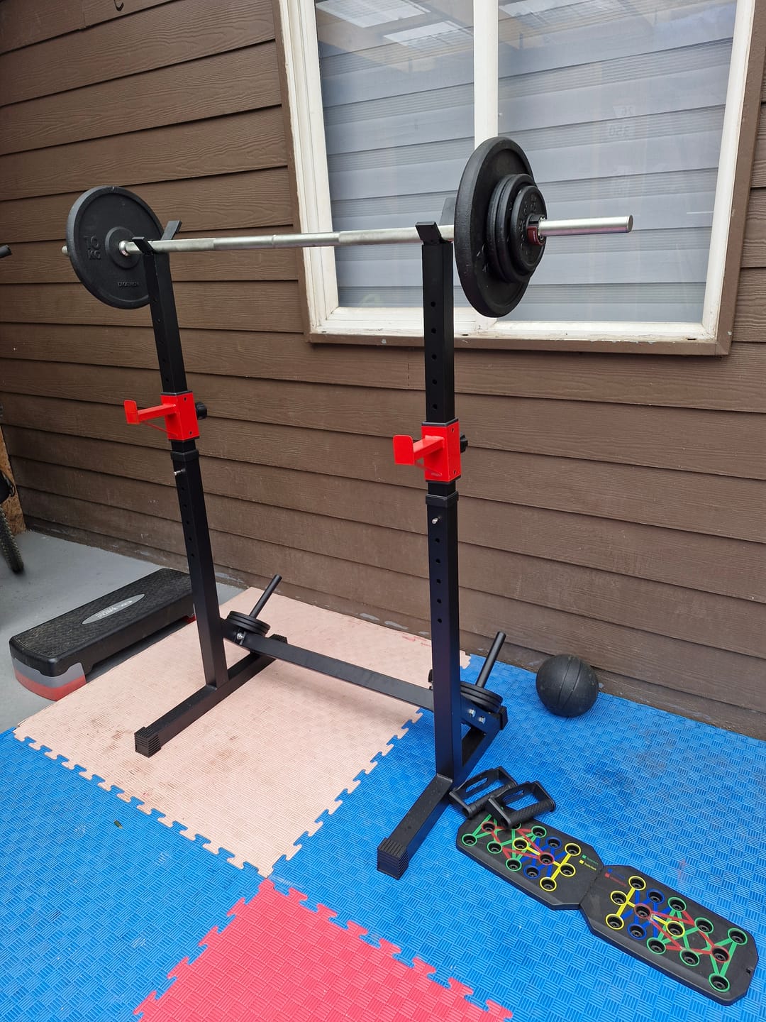 Customer photo review of Squat Rack IRONSIDE
