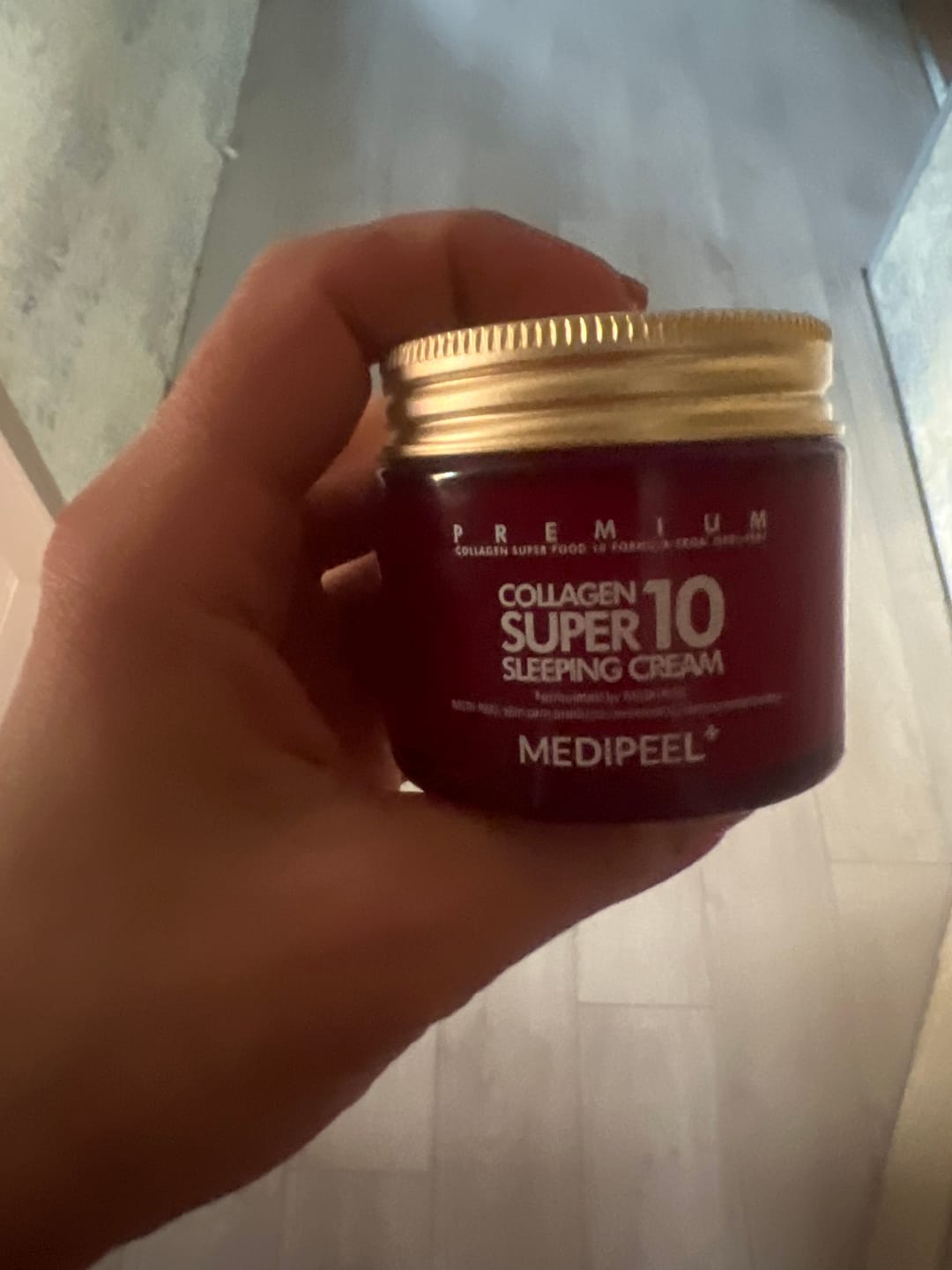Customer photo review of Pretnovecošanās nakts krēms sejai ar kolagēnu Medi-Peel Collagen Super10 Sleeping Cream