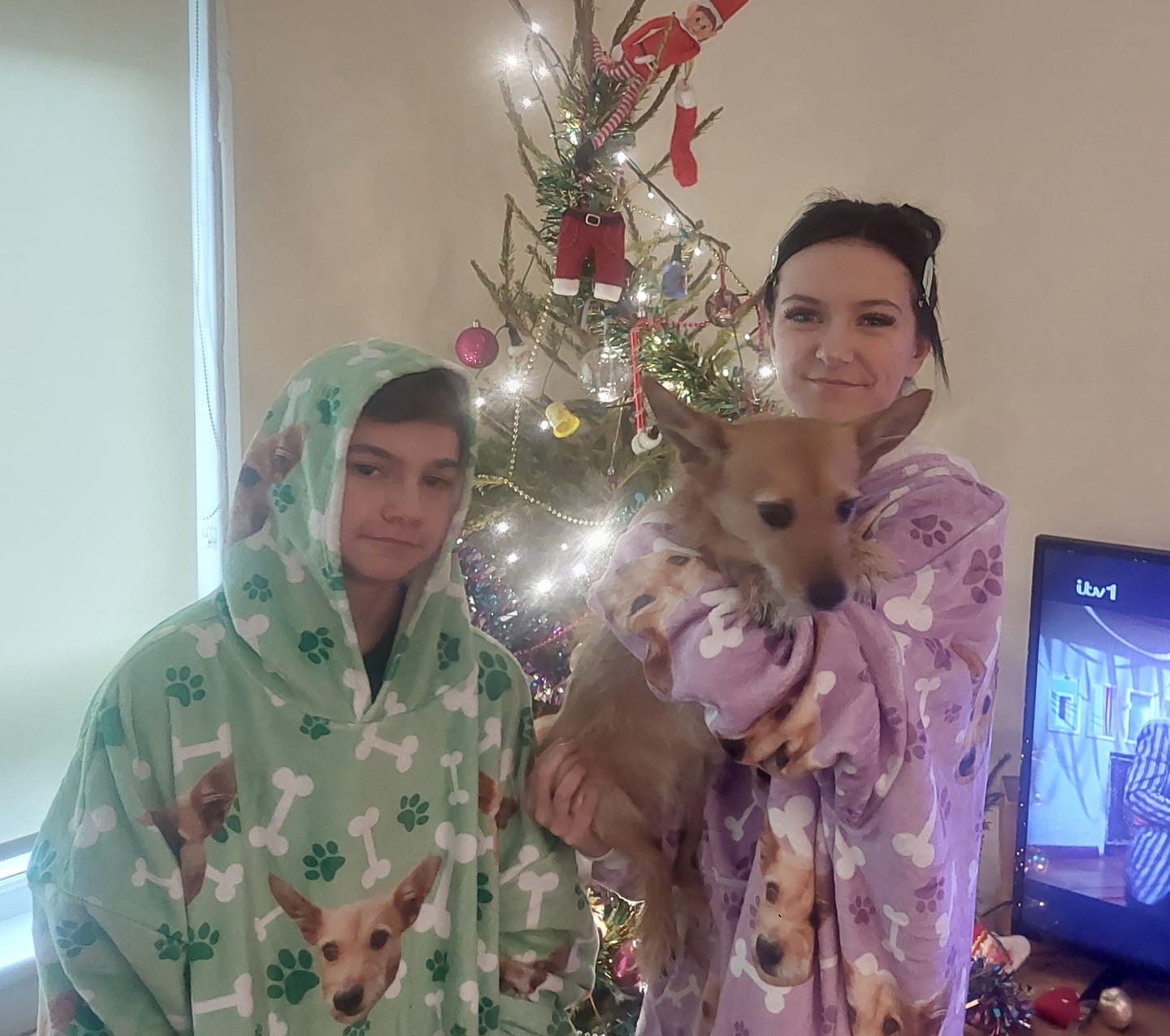 Customer photo review of Custom Dog Hoodie