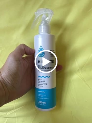 Customer video review of Spray Multifuncional Leave-in 250ml