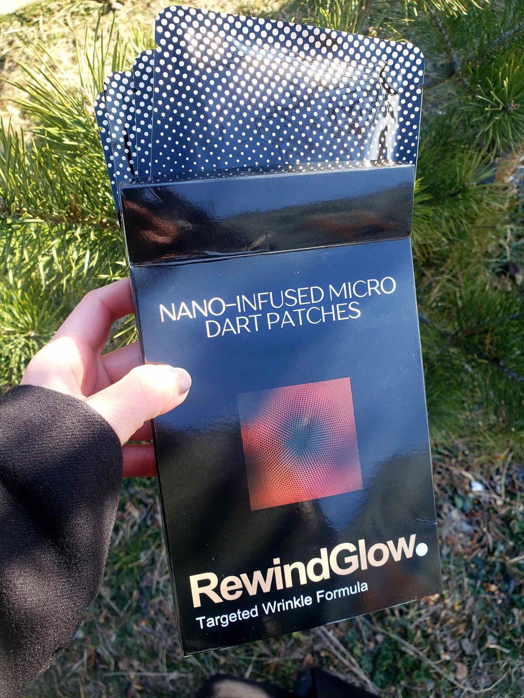 Customer photo review of RewindGlow™ - Nano Infused Micro Dart Patches (4 Pairs)