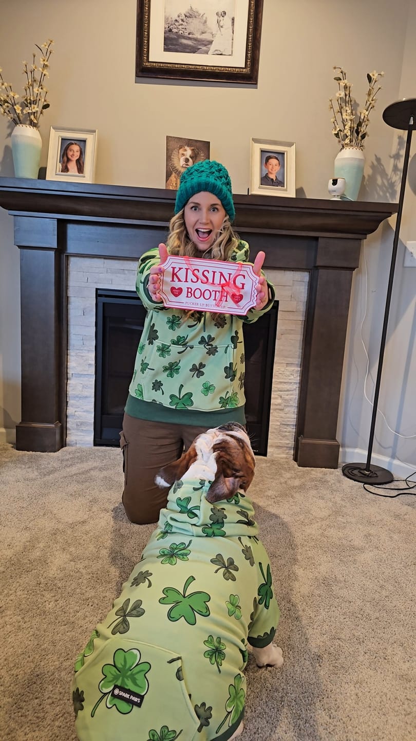 Customer photo review of St. Paddy's Human Hoodie - Light Green (Limited Edition)