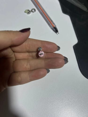 Customer photo review of 925 Sterling Silver Perfume Charm