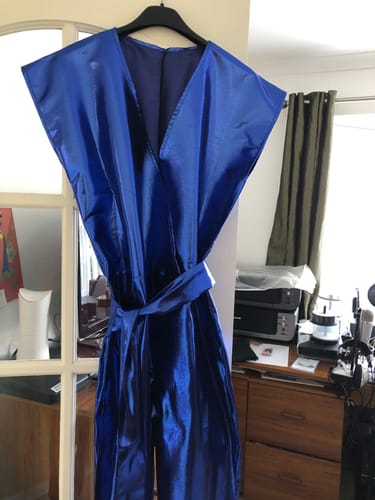 undefined review of 3 Metres Luxury Lamee - 55" Wide - (Blue) image 1 out of 2