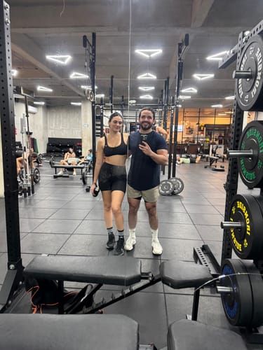 Customer photo review of Training Sport Tee - Navy Blue