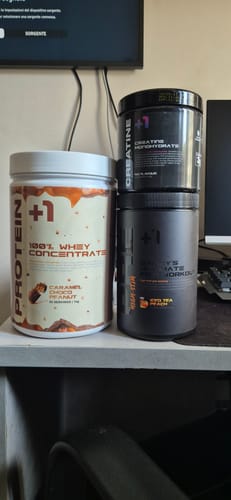 Customer photo review of +1© Whey Protein Isolate (1kg)