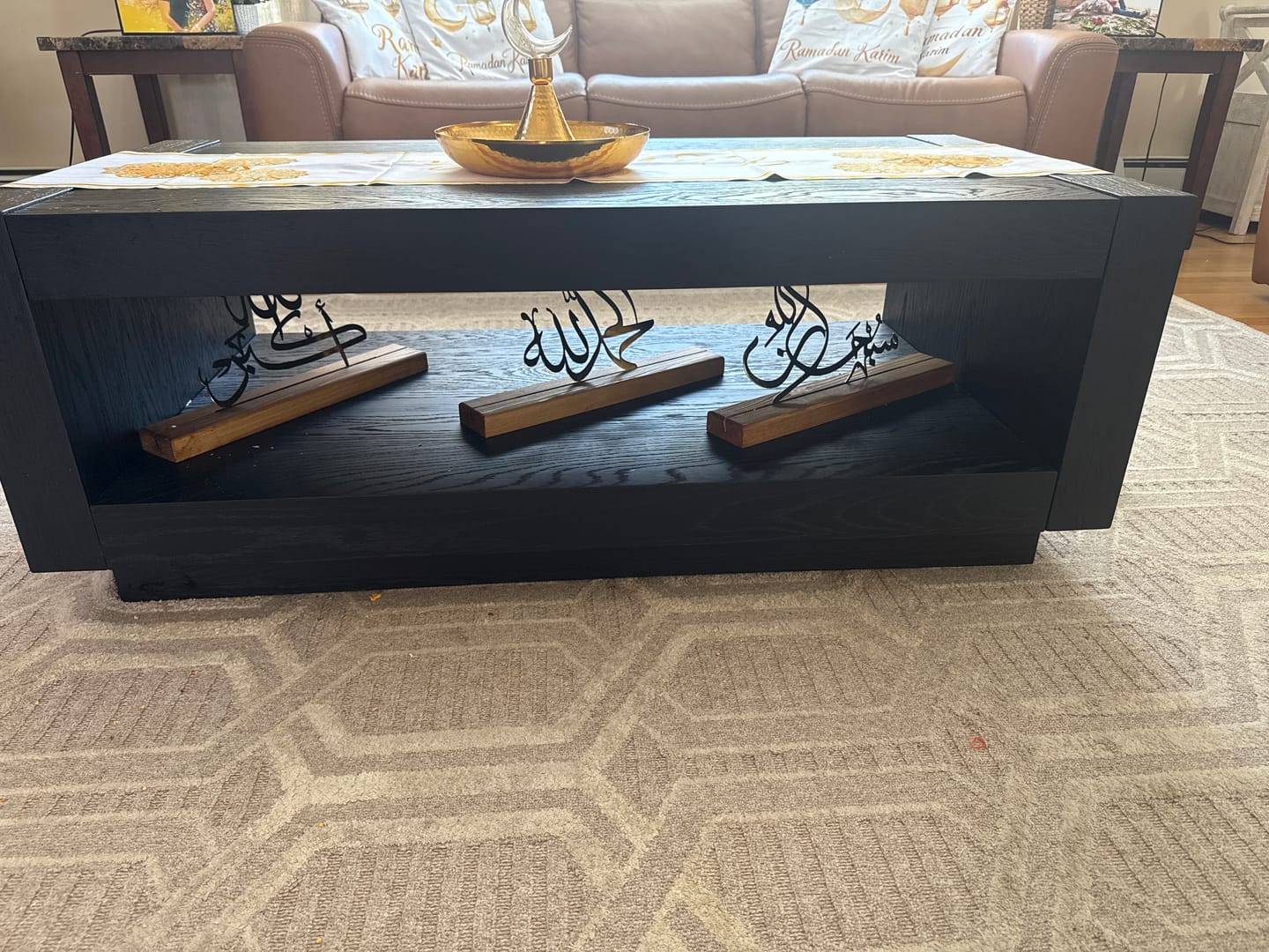 Customer photo review of Subhanallah Alhamdulillah AllahuAkbar Arabic Islamic Tabletop Decor