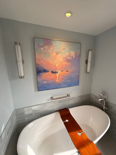 Customer photo review of Landscape Canvas Art #LA040