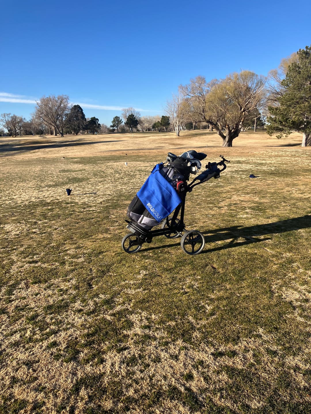 Customer photo review of The Classic - Two-Tone Magnetic Golf Towel Set