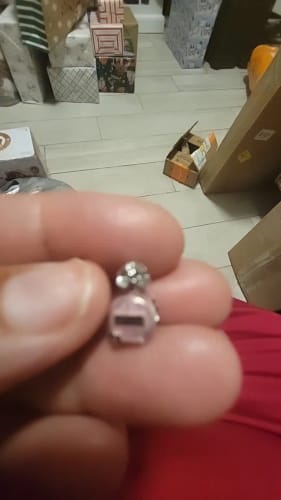 Customer photo review of 925 Sterling Silver Perfume Charm