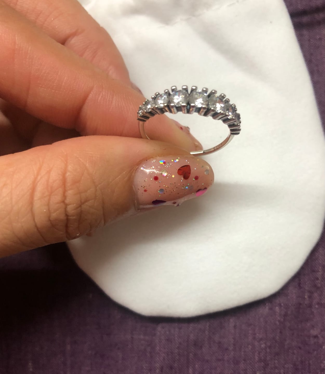 Customer photo review of Pulsera Estrella Diamantada
