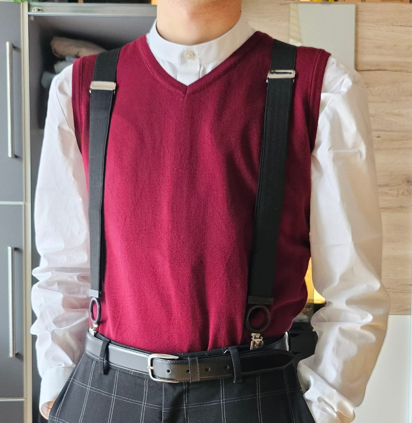 Customer photo review of Tank in Burgundy