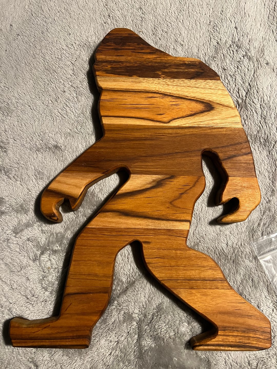 Customer photo review of 16x12" Bigfoot / Yeti / Sasquatch Silhouette Acrylic Router Template