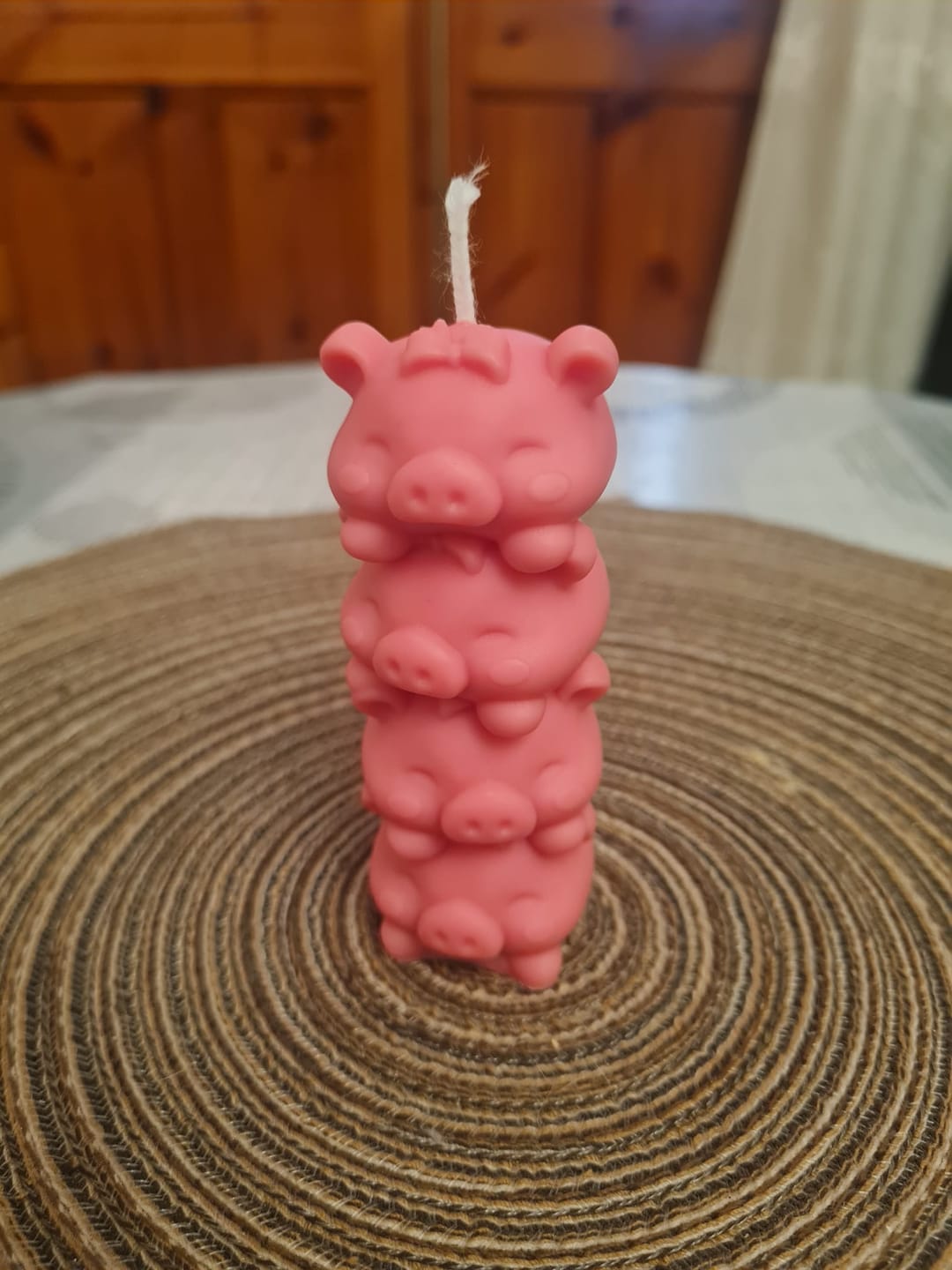Customer photo review of Colorante líquido para velas ROJO PRIMARIO