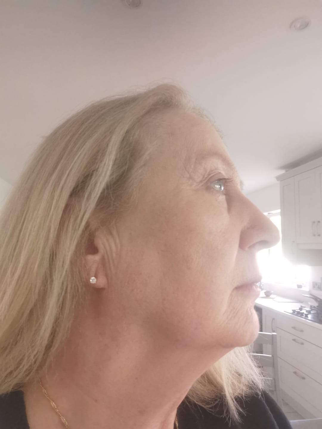 Customer photo review of Diamond Stud Earring in Gold
