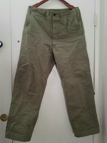 Customer photo review of US Army M-41 HBT Fatigue Trousers