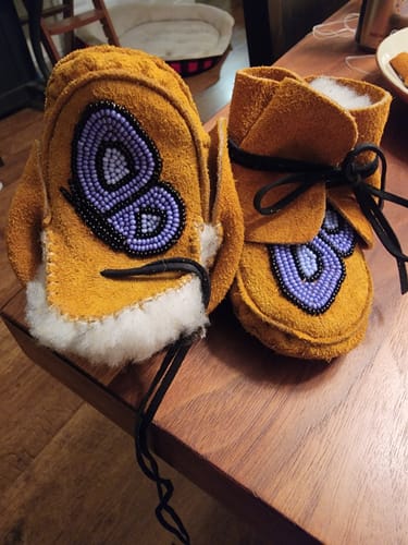 Customer photo review of Adult- Women's Moccasin Kit