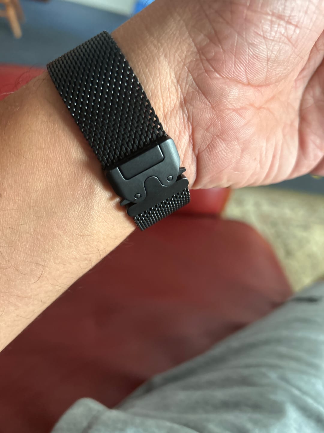 Customer photo review of Titanium Milanese Loop
