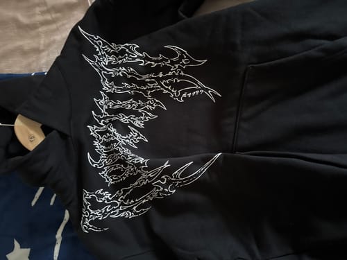 Customer photo review of Revenge Dantes Paradise Hoodie Black