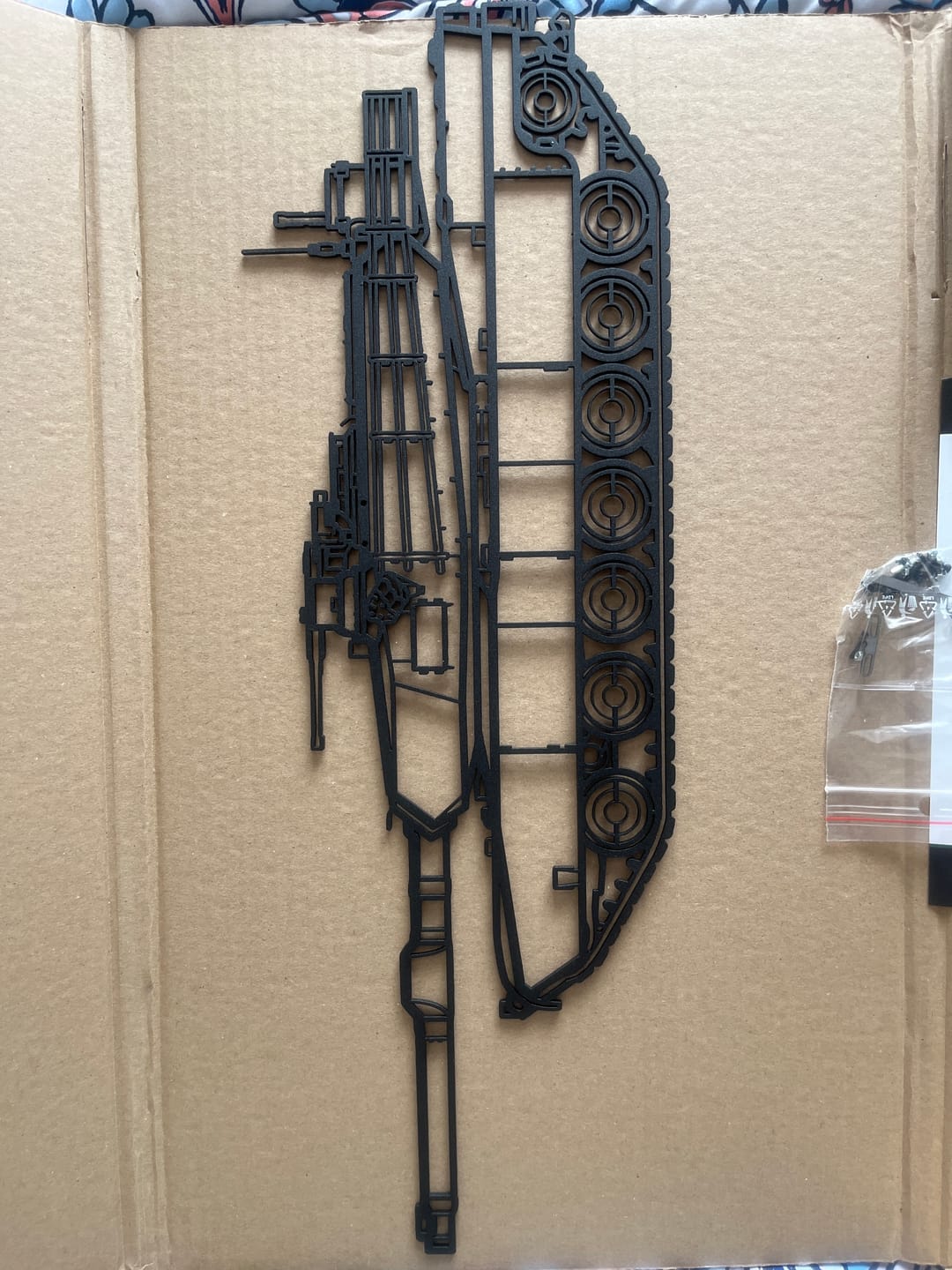 Customer photo review of M1A2 SEPv3 Abrams Silhouette Metal Wall Art